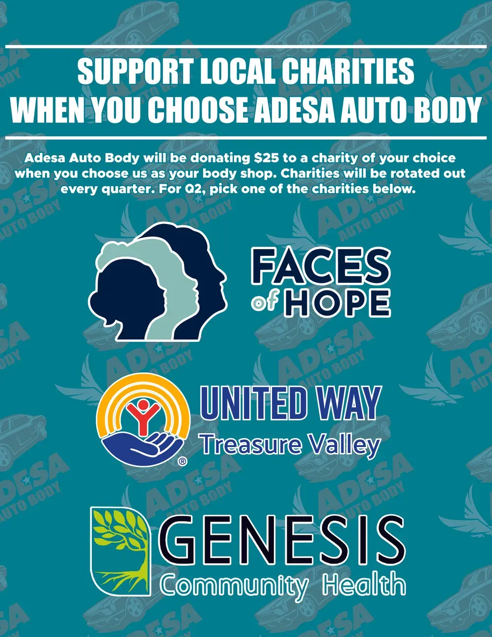 Boise community charity support program