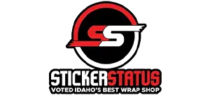 Sticker status logo