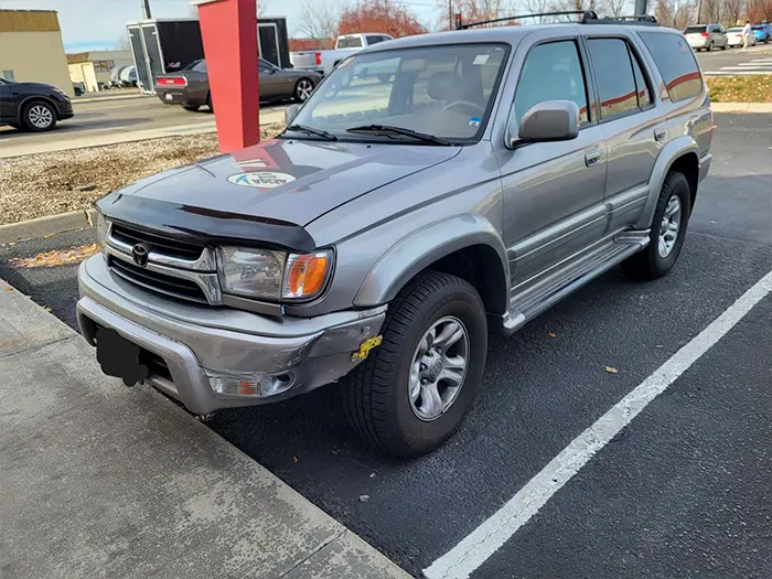 Toyota 4Runner before bumper repair